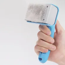 Собачий гребень для вычесывания животных сталь для удаления шерсти домашних животных щетка для ухода аксессуары для домашних животных JS23