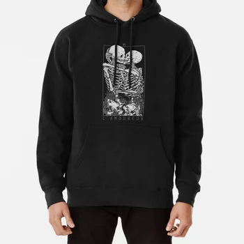 

The Lovers Hoodie Love Tarot Skull Flower Skeleton Couple Death Occult Dead