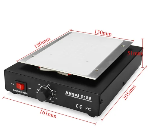 LCD Screen Separator auto Heating Platform Ansai-918b 110V US 220V EU Plate for Phone glass Repair Machine