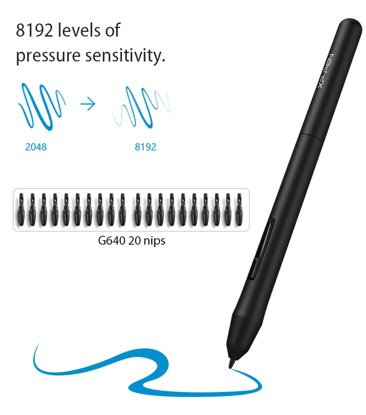 8192 Nível Tablet gráfico para desenho, OSU, suporte Windows, Mac, Digital