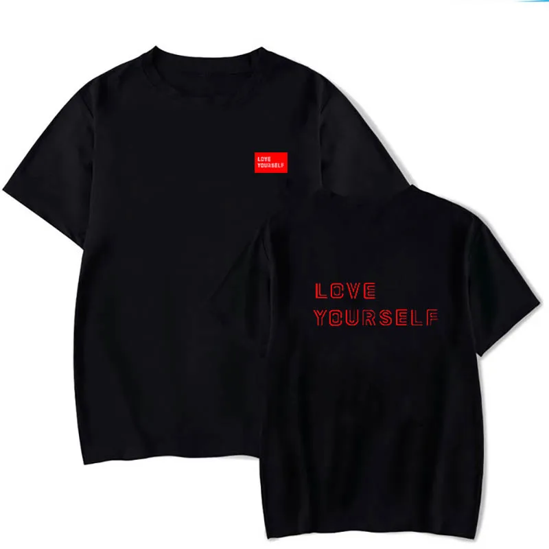 Love yourself Футболка kpop KPOP JUNG худи KOOK Yourself пуловер Bangtan Boys толстовки Свитшот Женская
