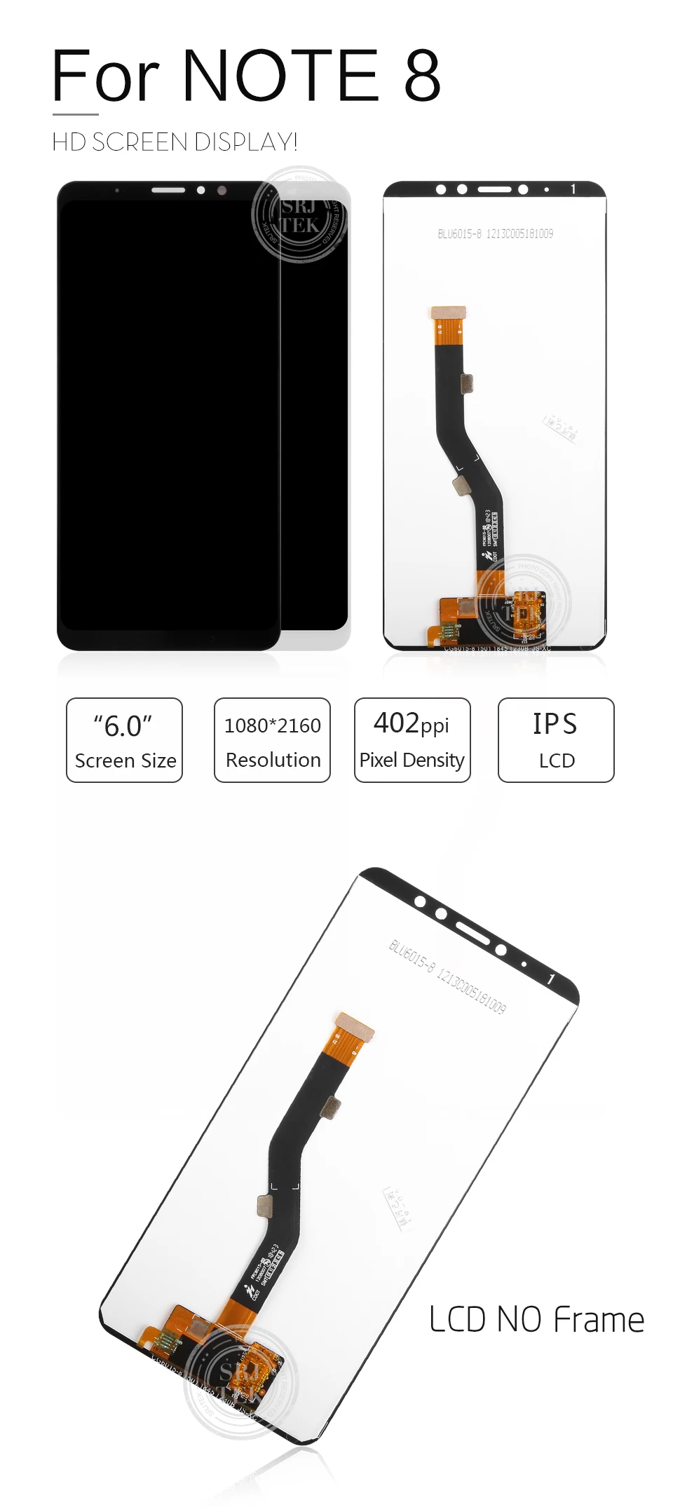 Протестированный 6 ''ЖК-дисплей для Meizu M8 Note, сенсорный экран, дигитайзер для MEIZU M8 Note, дисплей, запасные части для Meizu Note 8, ЖК-дисплей