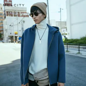

Me&City Men's Casual Jackets Male Solid Color Fashion Hooded Jacket Men Baseball Jackets Men's Street wear Clothing Outwear