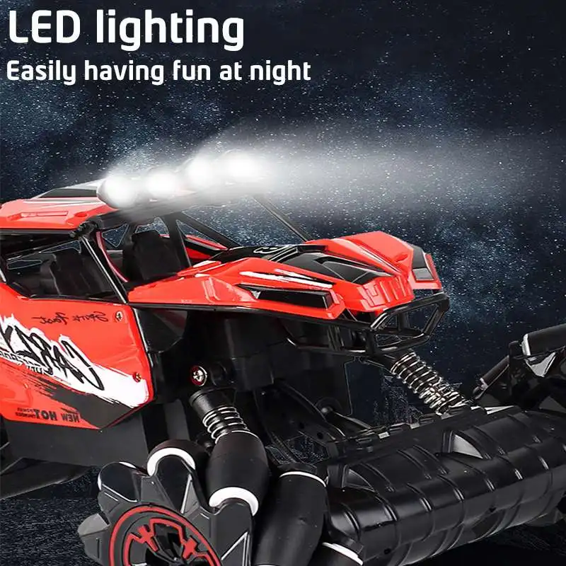 

Hot 1:16 RC Cars 2.4Ghz Remote Radio Control Off-Road Vehic With Musis Led Lighting High speed Trucks Off-Road Trucks Toys for K