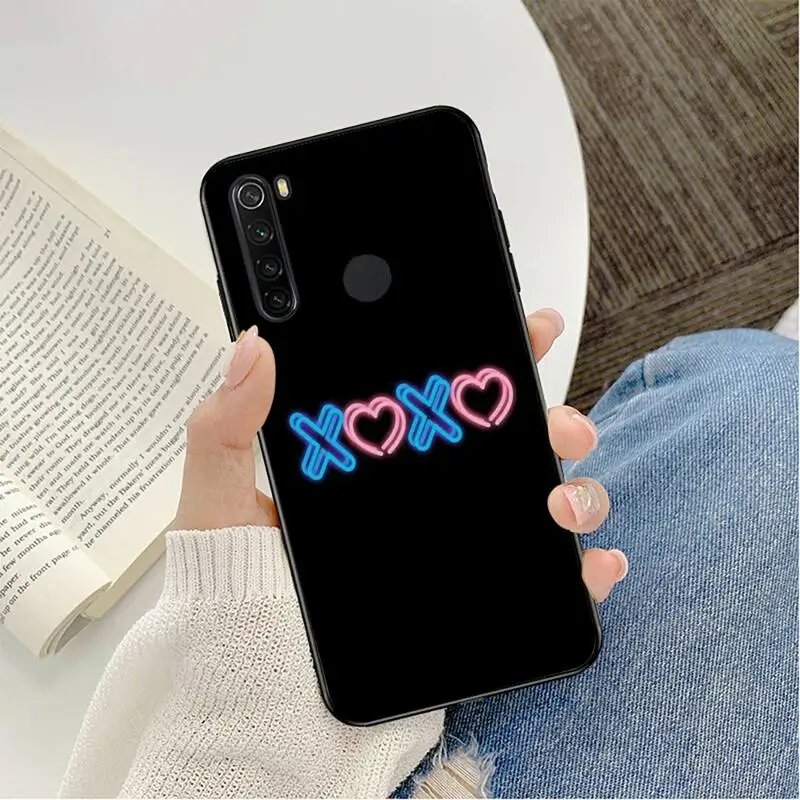 phone cases for xiaomi fluorescent small pattern font neon Soft Rubber Phone Cover For Redmi note 8Pro 8T 6Pro 6A 9 Redmi 8 7 7A note 5 5A note 7 case xiaomi leather case design