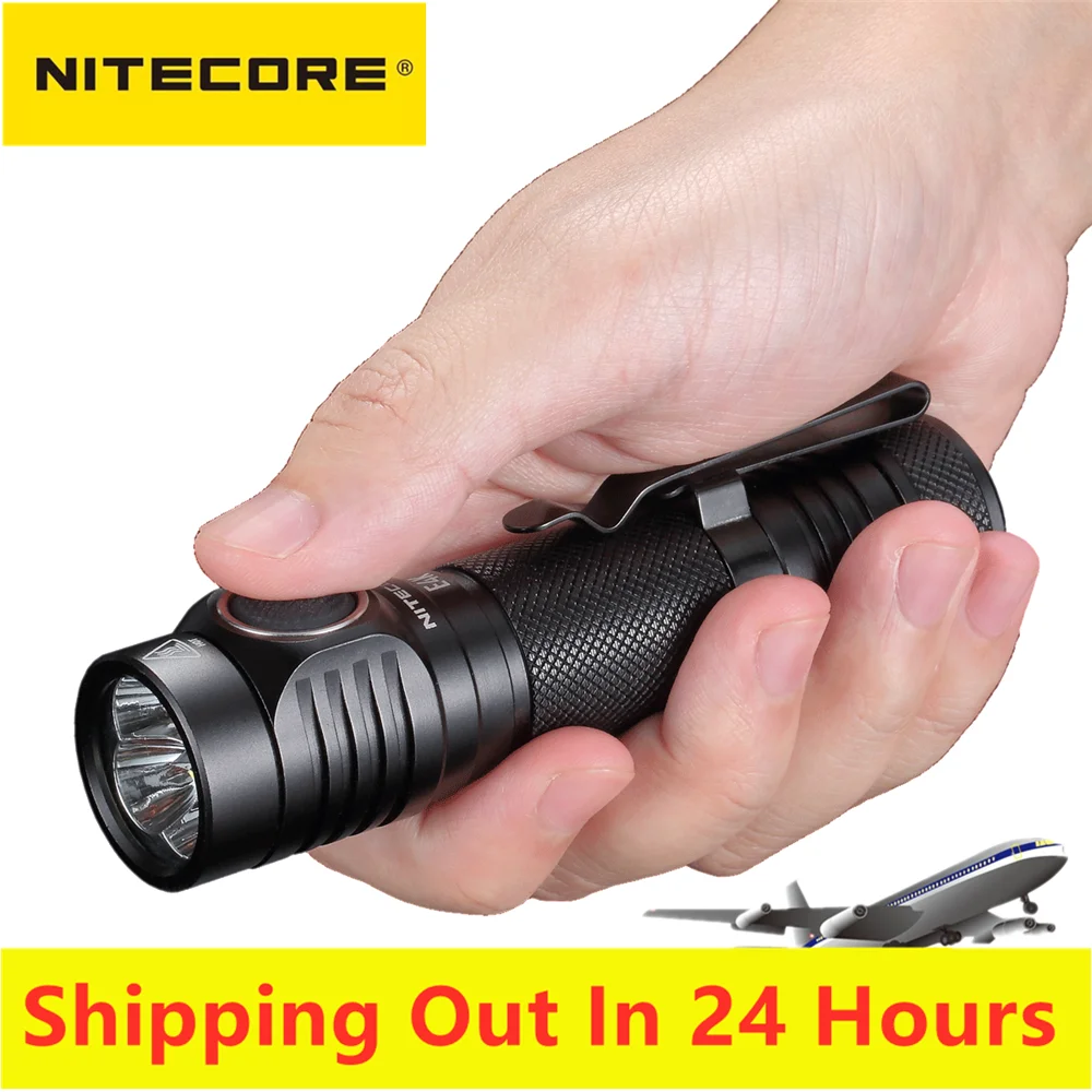 Оригинальный фонарик NITECORE E4K 4400 лм светодиоды 21700 компактный EDC 700 часов работы