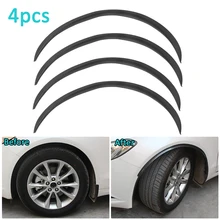 Cejas de rueda de fibra de carbono para rueda de coche, arco de rueda Universal modificado, tira decorativa, 42CM