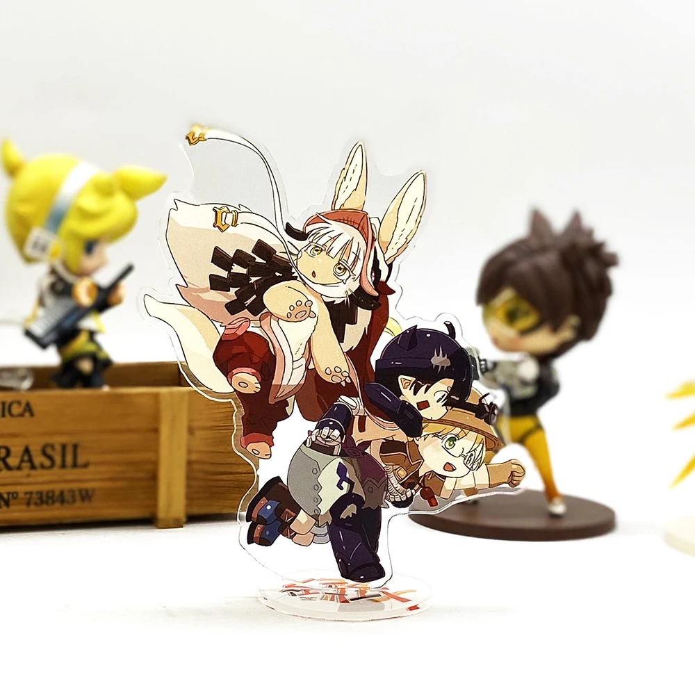 Made in Abyss Regu Riko Nanachi HM acrylic stand figure model plate holder cake topper anime Japanese