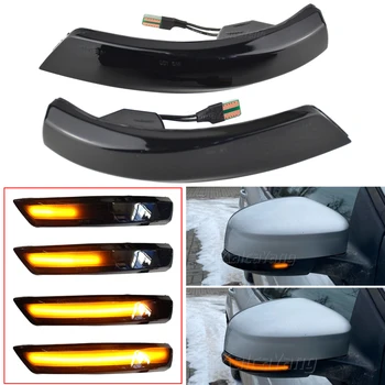 

2 pieces Dynamic Turn Signal Light LED Side Wing Rearview Mirror Indicator Blinker Repeater Light For Ford Focus 2012-2018