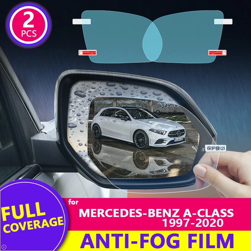 Для Mercedes-Benz A-Class(W168 W169 W176 W177) пленка на зеркало заднего вида HD противотуманная