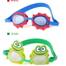 Сумка с мультяшным рисунком, плавательные очки для детей, противотуманные плавательные очки для мальчиков и девочек, оборудование для плавания