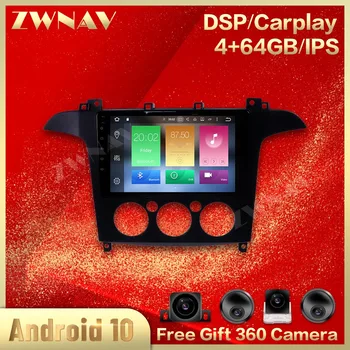 

360 Camera 4 +64G Android 10.0 screen Car Multimedia player For Ford S-Max 2006-2008 radio stereo GPS navi head unit auto stereo