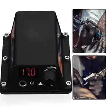 

Tattoo Power Supply LCD Display Screen Anti-Slip Tattoo Machine Battery (85V-260V) Microblading Permanent Make up Tattoo Supply