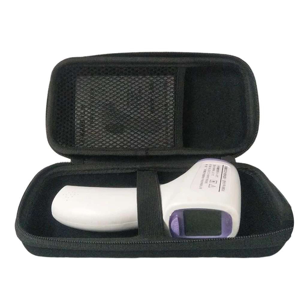 Waterproof Shockproof EVA Padded Storage Case for Thermometer Digital Non Contact Ear Forehead Body Temperature Meter Portable