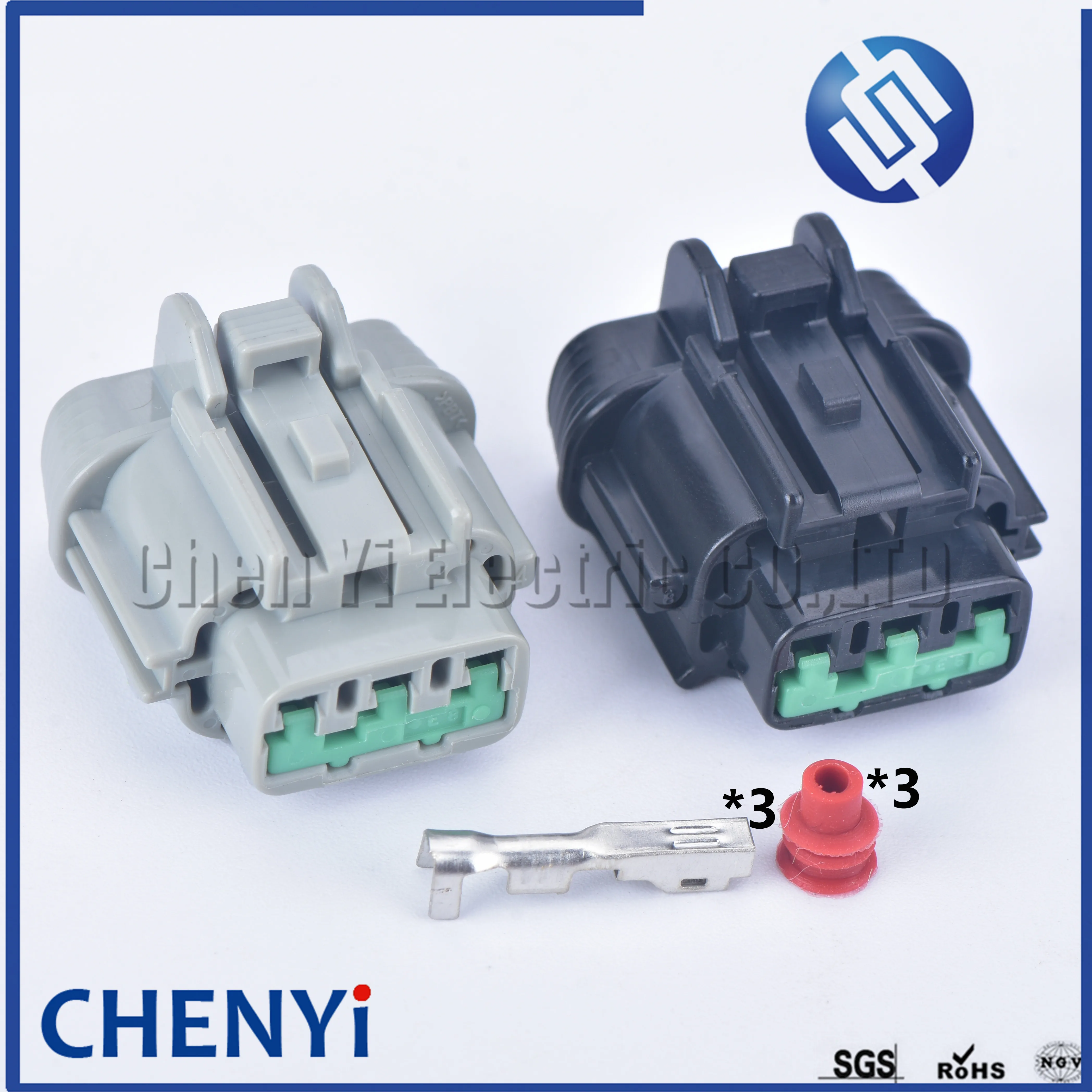 1set sumitomo KUM 3 Pin Sensor Connector Corrector Headlamp Light Plug PB295-03120 PB295-03020 For Nissan 6185-0868 6185-0869 afbeelding