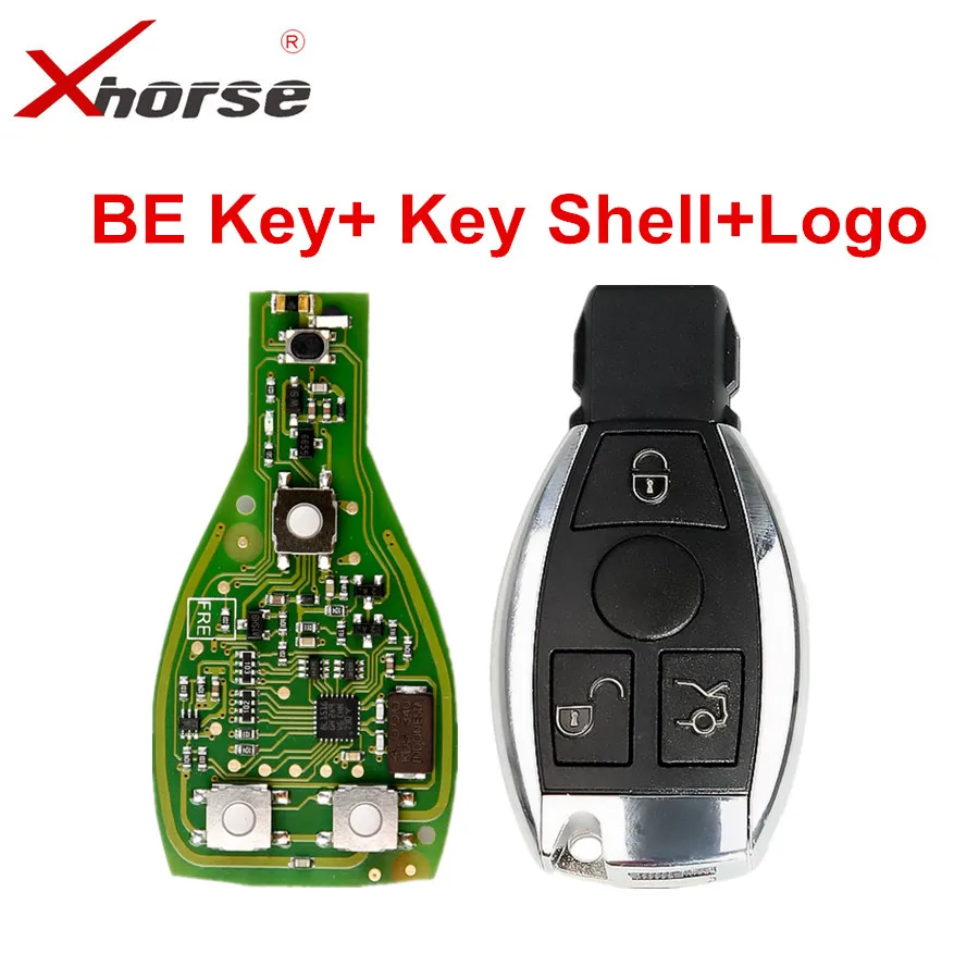 Najtaniej Xhorse VVDI BE Key Pro poprawiona wersja V1.5 z inteligentny klucz Shell z logo 3 przycisk dla Benz exchange token dla VVDI MB BGA