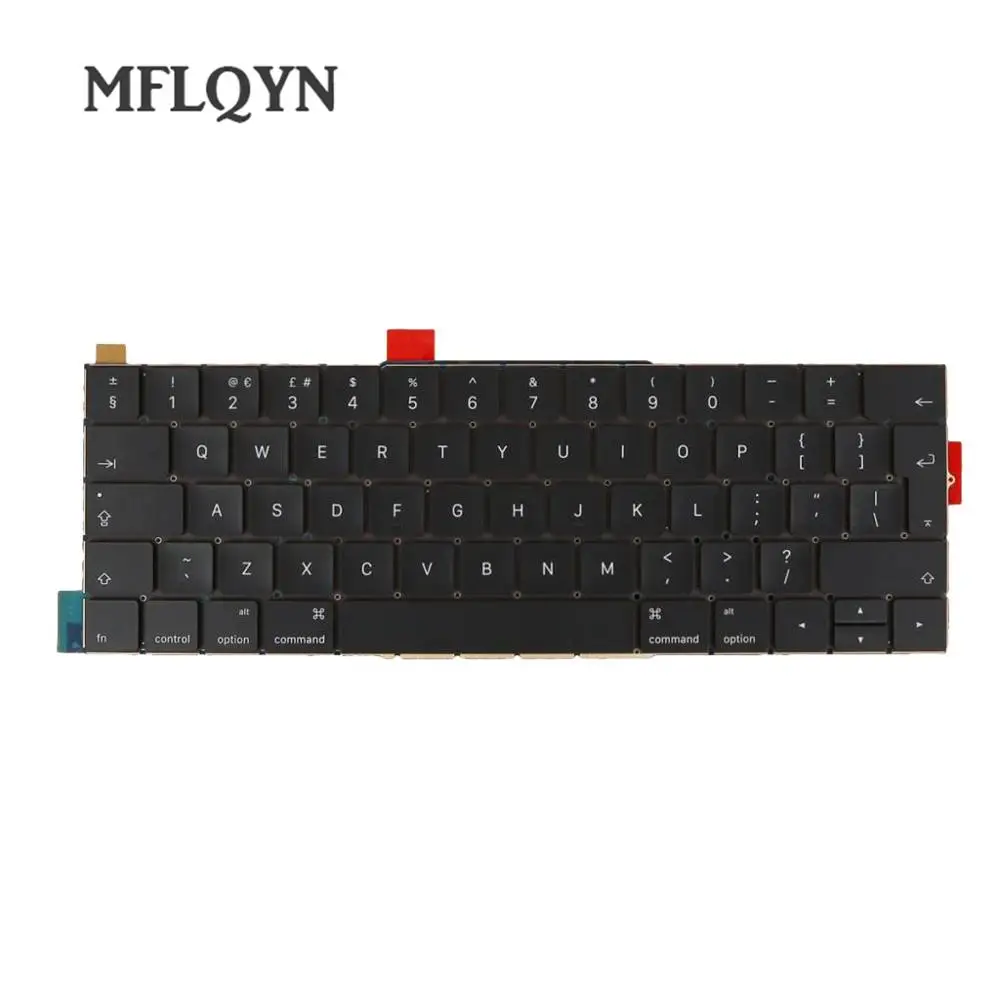 

Black, UK Layout Laptop Keyboard Fits for MacBook Pro 15'' A1707 Black backlit