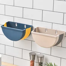 Практичное настенное складное мусорное ведро на дверь кухонного шкафа, подвесные мусорные баки для ванной комнаты, туалет, инструменты для хранения отходов