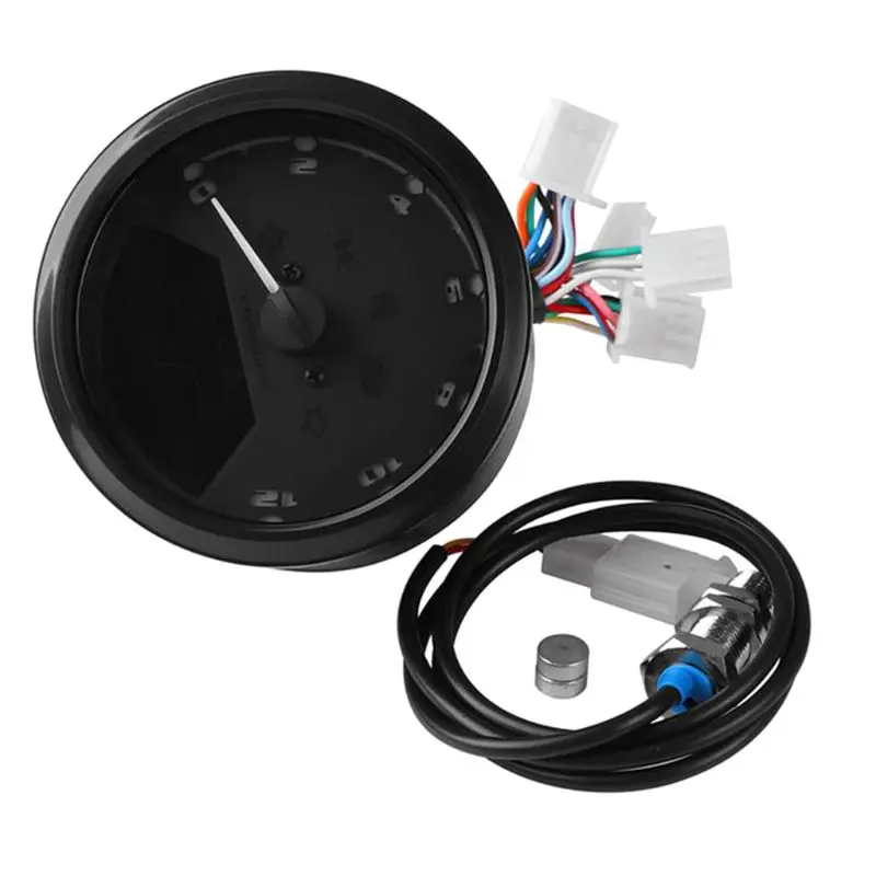

Universal Digital Motorcycle LCD Screen Speedometer Odometer Techometer Gauge Dual Speed