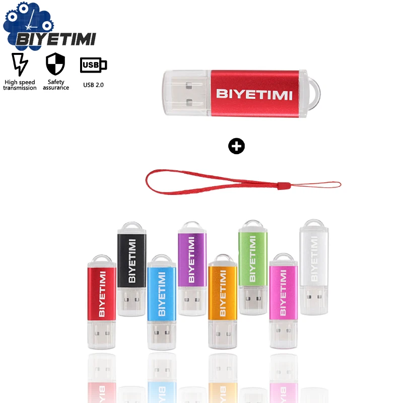 Флеш накопитель BIYETIMI для ПК цветная карта памяти 32 Гб флеш 2 0|USB флэш-накопители| |