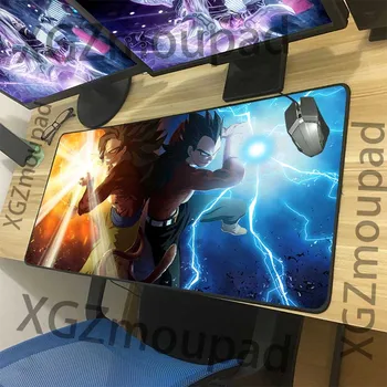 

XGZ Large Mouse Pad Black lock edge animation dragon ball computer desk pad rubber non slip heat insulation cup pad mouse pad