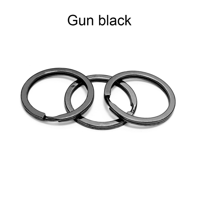 25 28 30 mm Bronze Gold Color Keyring Split Ring Plated Key Ring For DIY Llaveros clasp Findings Jewelry Making