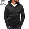 ERIDANUS Brand Jacquard Hoodie Fleece Cardigan Hooded Coat Men's Hoodies Sweatshirts Pullover For Male Hoody Sweatshirt MWW146 ► Photo 1/6