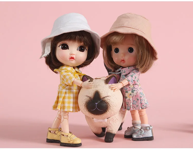 Новинка [1/12 кукла Рыбацкая шляпа] OB11 шляпа 1/12 BJD Кепка OB11 аксессуары(подходит Ob11, obitsu11, BJD12, GSC, cu-poche
