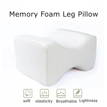 

Memory Foam Leg Pillow Wedge Sleeping Knee Pillow for Side Sleepers Back Pain Pregnancy Maternity Pillows Bed Leg Cushion 20#54