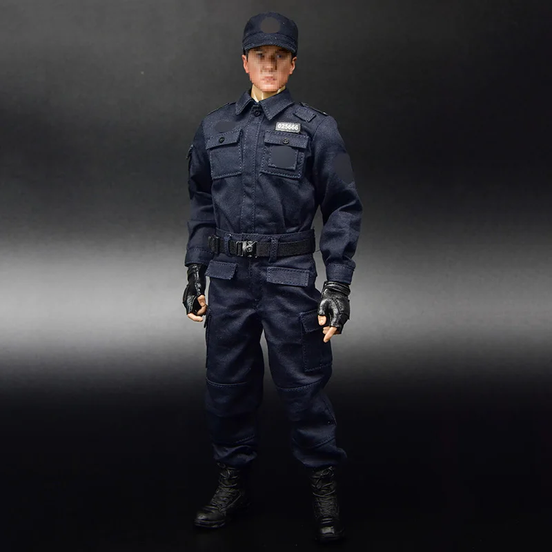 1/6 весы 68013 Мужская одежда для солдат китайская полиция спецназ мужская форма одежда для 1" фигурки тела кукла игрушка