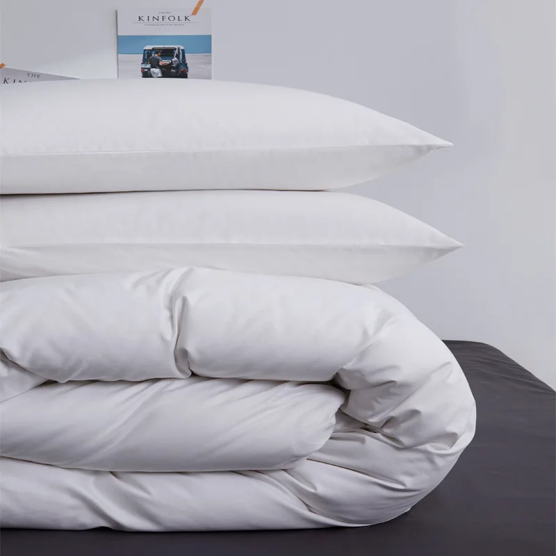 60S Egyptian long staple cotton duvet cover, pure cotton satin Nordic bed linen cover 150 Quilt