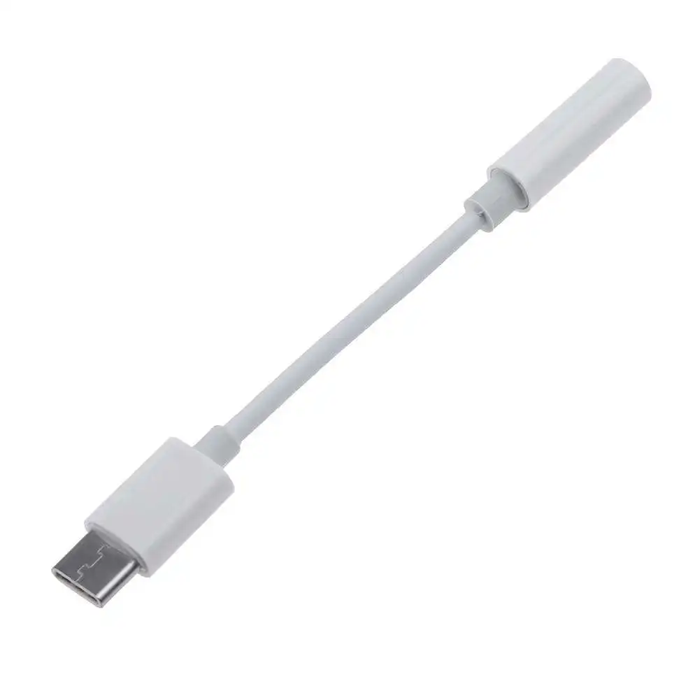 IKSNAIL usb type-C до 3,5 мм разъем для наушников AUX аудио кабель адаптер для samsung Oneplus Nokia Xiaomi huawei type C смартфонов - Цвет: Белый