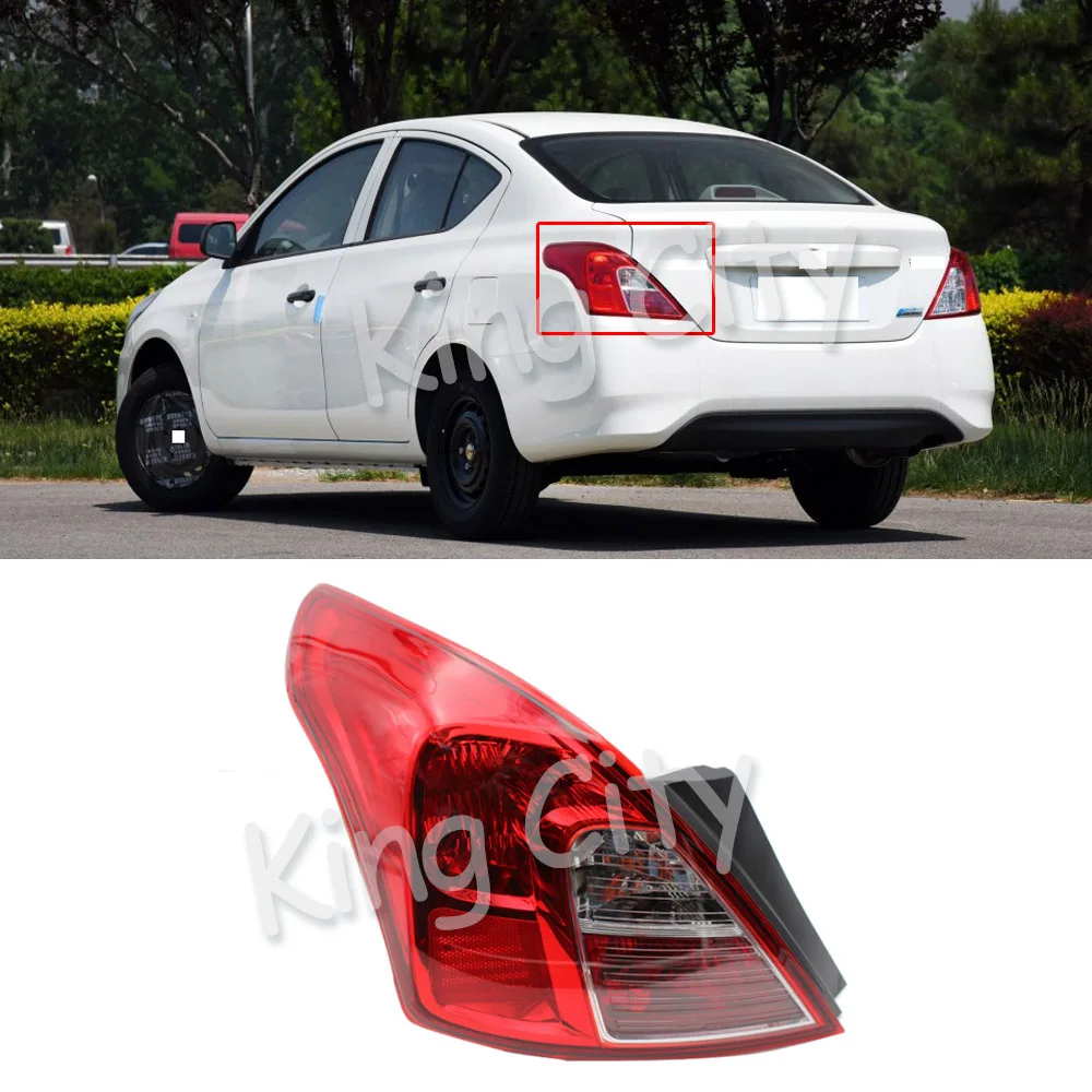 CAPQX для Nissan Sunny N17 2011- задний бампер светильник задний фонарь стоп-сигнал светильник Парковка стоп-сигнала Хвост светильник Taillamp в сборе