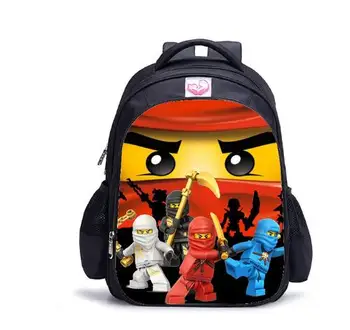 

Hot Game Lego Ninjago Cartoon Backpack Boys Cartoon School Bags Hot Primary Backpack School Bags for Boys Mochila Pikachu