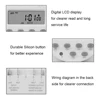 12V 24V 110V 220V Digital Timer Switch 7 Days Weekly Programmable Time Relay Programmer Built-in Rechargeable Battery 3