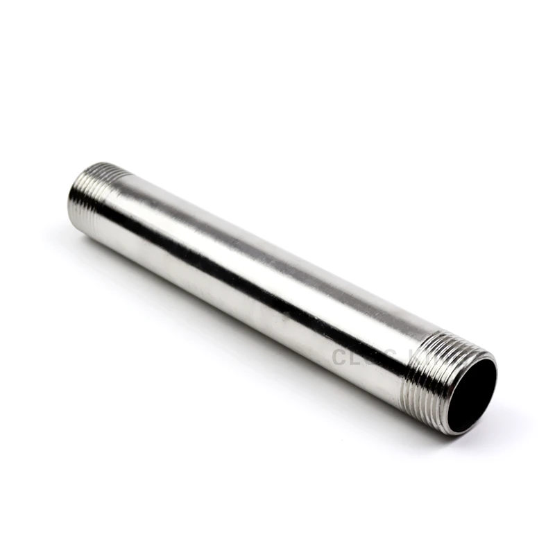 BSP Male Thread Extension Tube Pipe Fitting 304 Stainless Steel 1/8"-1" 100-400mm hose pipe fitting pipe fitting water pipe fitting