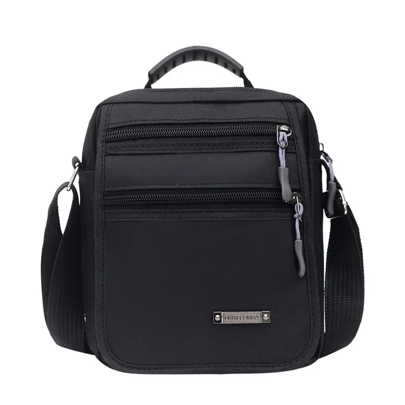 

Large Capacity Lightweight Nylon Business Casual Bag Multi-functional Outdoor Shoulder Oblique Bag Men Bag