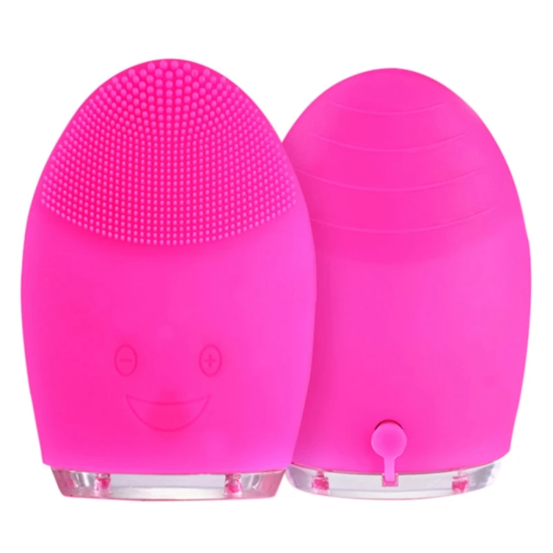 

Free Shipping Electric Facial Cleaning Massage Brush Washing Machine Silicone Facial Cleansing Devices dropship support