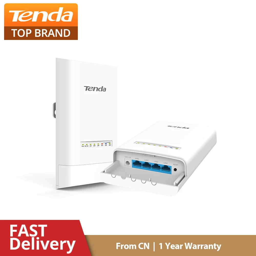 Tenda OS3 5KM 5GHz 867Mbps Outdoor CPE Wireless WiFi Repeater Extender Router AP Access Point Wi-Fi Bridge with POE Adapter | Компьютеры и