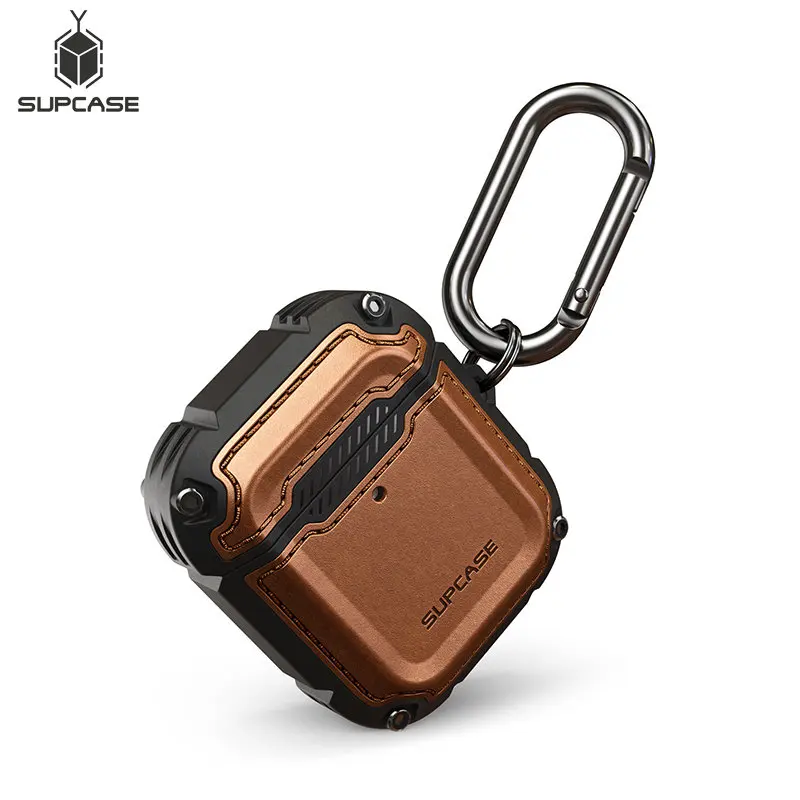 SUP чехол UB Royal для Airpods 1 й и 2 полноразмерный прочный защитный с ручным ремешком Apple