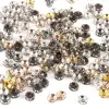 50Pcs 4 6 8 10mm Black Gold Silver Color Crystal Rhinestone Round Loose Spacer Beads for Jewelry Making DIY Bracelet ► Photo 1/6