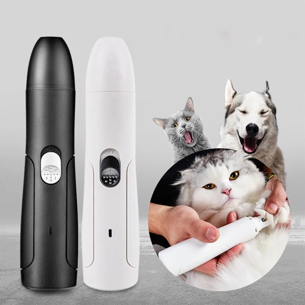 

Pet Dog Nail Grinder USB Rechargeable Pet Nail Clipper for Dogs Cats cat nail clipper Trimmers Electric Dog Grooming Tools