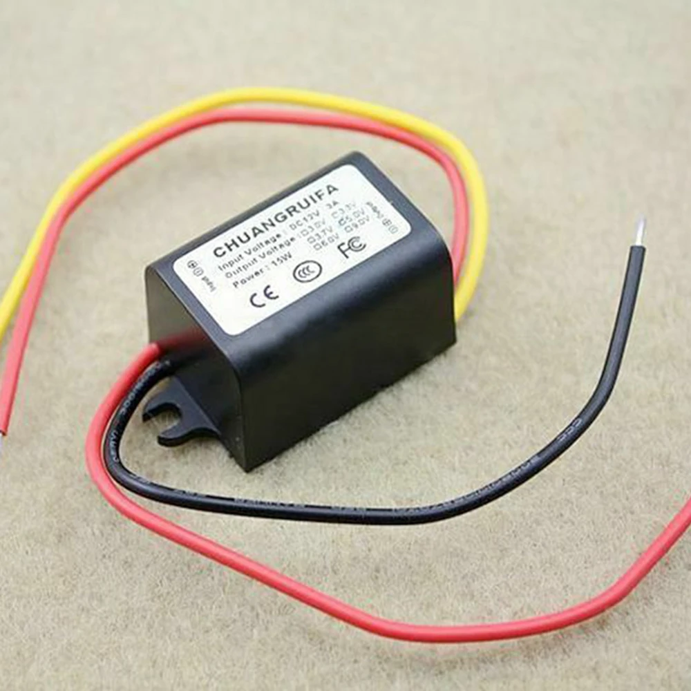 Водонепроницаемый DC/DC преобразователь 12V понижающий до 6V 3A 15W модуль питания