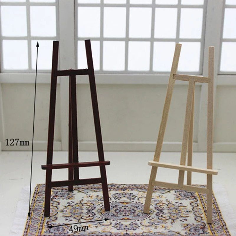 1 PCS Mini Artist Wooden Card Stand Display Holder For Party Decoration Triange Art Easel Easel Wood Wedding Table
