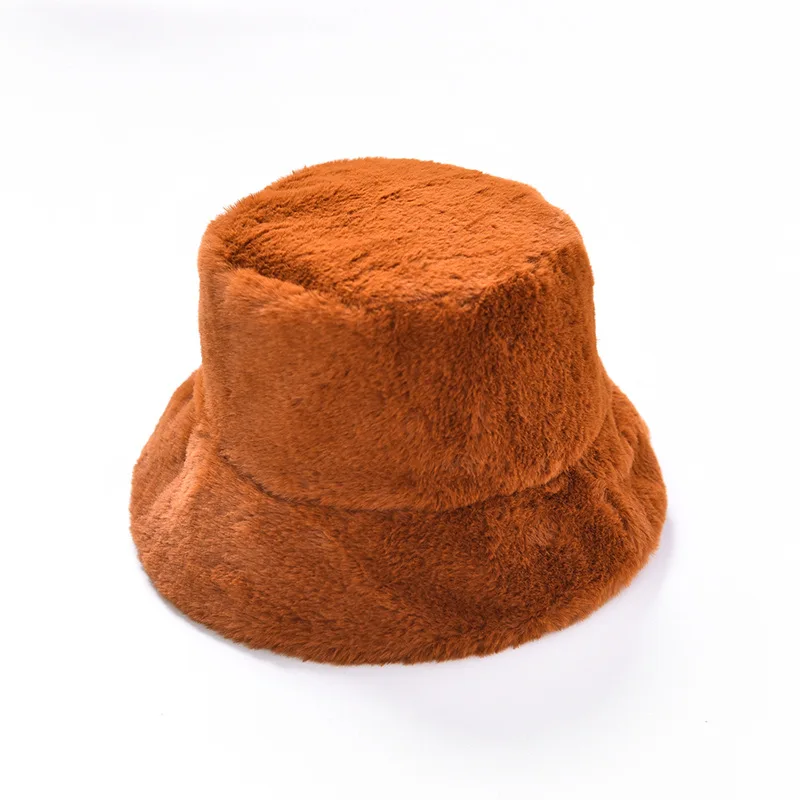 Модная шляпа рыбака Женская осенне-зимняя плюшевая однотонная Плоская верхняя шляпа для отдыха японская Толстая кожаная Складная Солнцезащитная шляпа для женщин