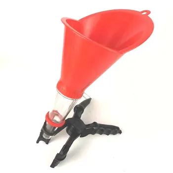

Car Engine Oil Funnel Adjustable Gasoline Filling Tool Equipment Universal Helps Prevent Spills. Without Filter