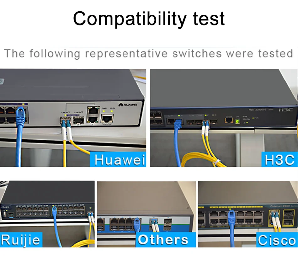 10 Гб SFP модуль многомодовый 300 м мм дуплексный SFP+ приемопередатчик LC оптический разъем SFP-10G-SR, совместимый с Cisco Mikrotik коммутатор