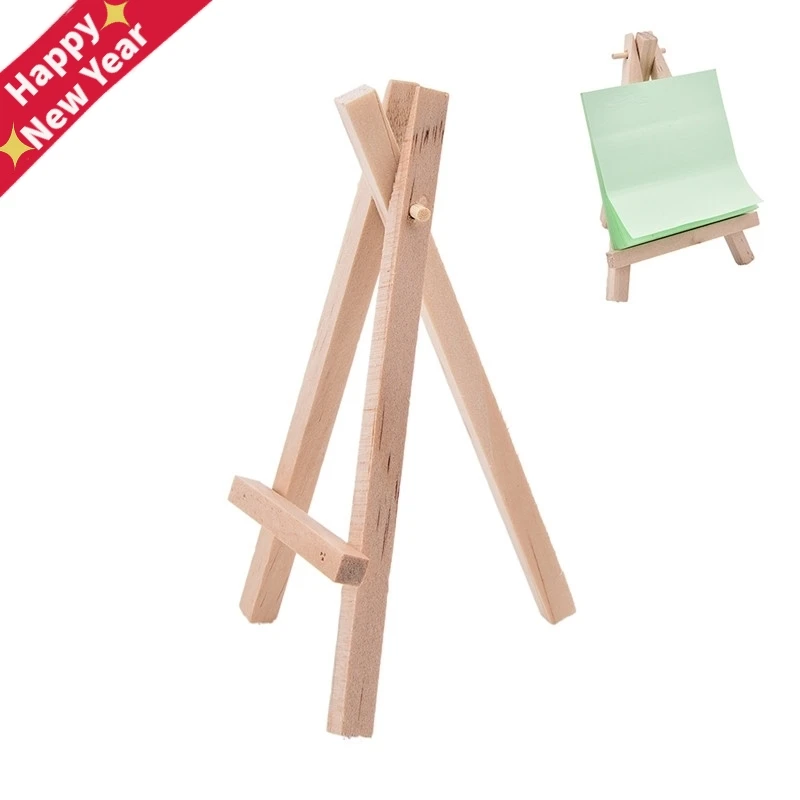 

Wooden Mini Artist Easel Wood Wedding Table Card Stand Display Holder For Party Decoration 12.5*7cm