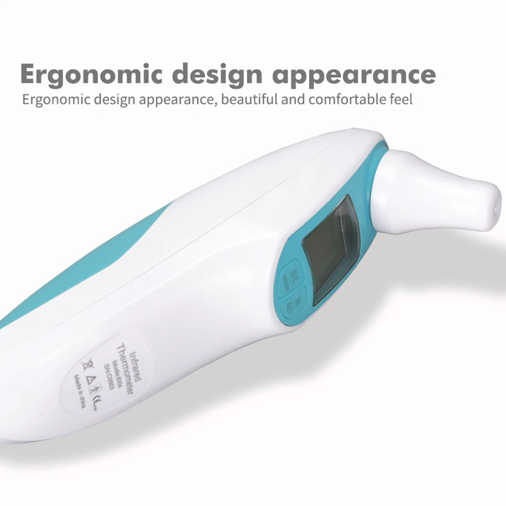 Цифровой Детский лоб термометрический прибор Инфракрасный электронный термометр контактный тип для измерения температуры уха младенца