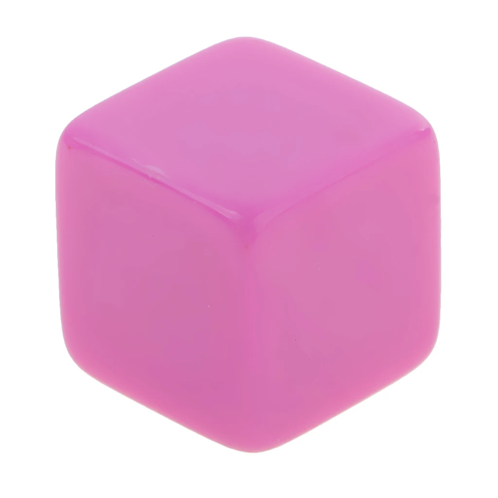 25pcs Blank Dice 6 Sided D6 Dice Set For D&D RPG Party Playing Game Dice Toys